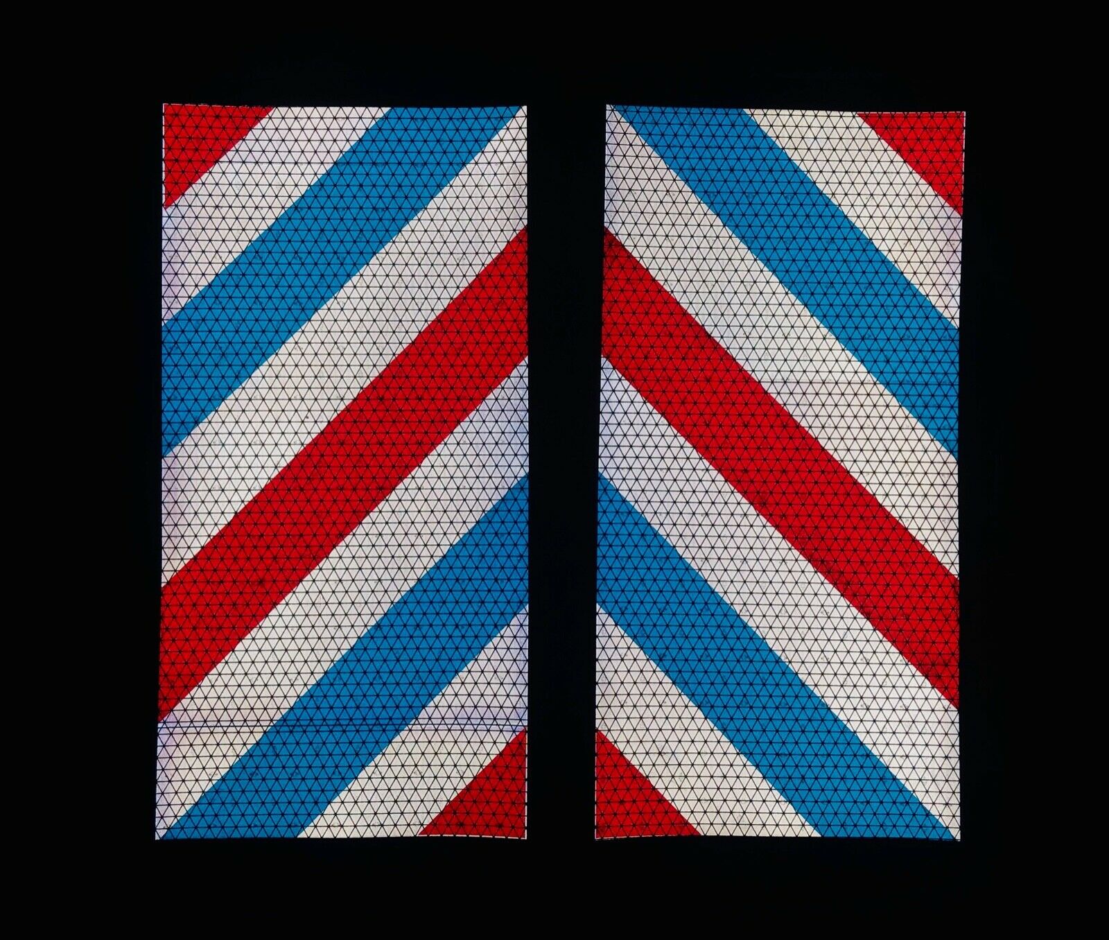 6"x12" Reflective Chevron Patriot Panel - Reflective Pro