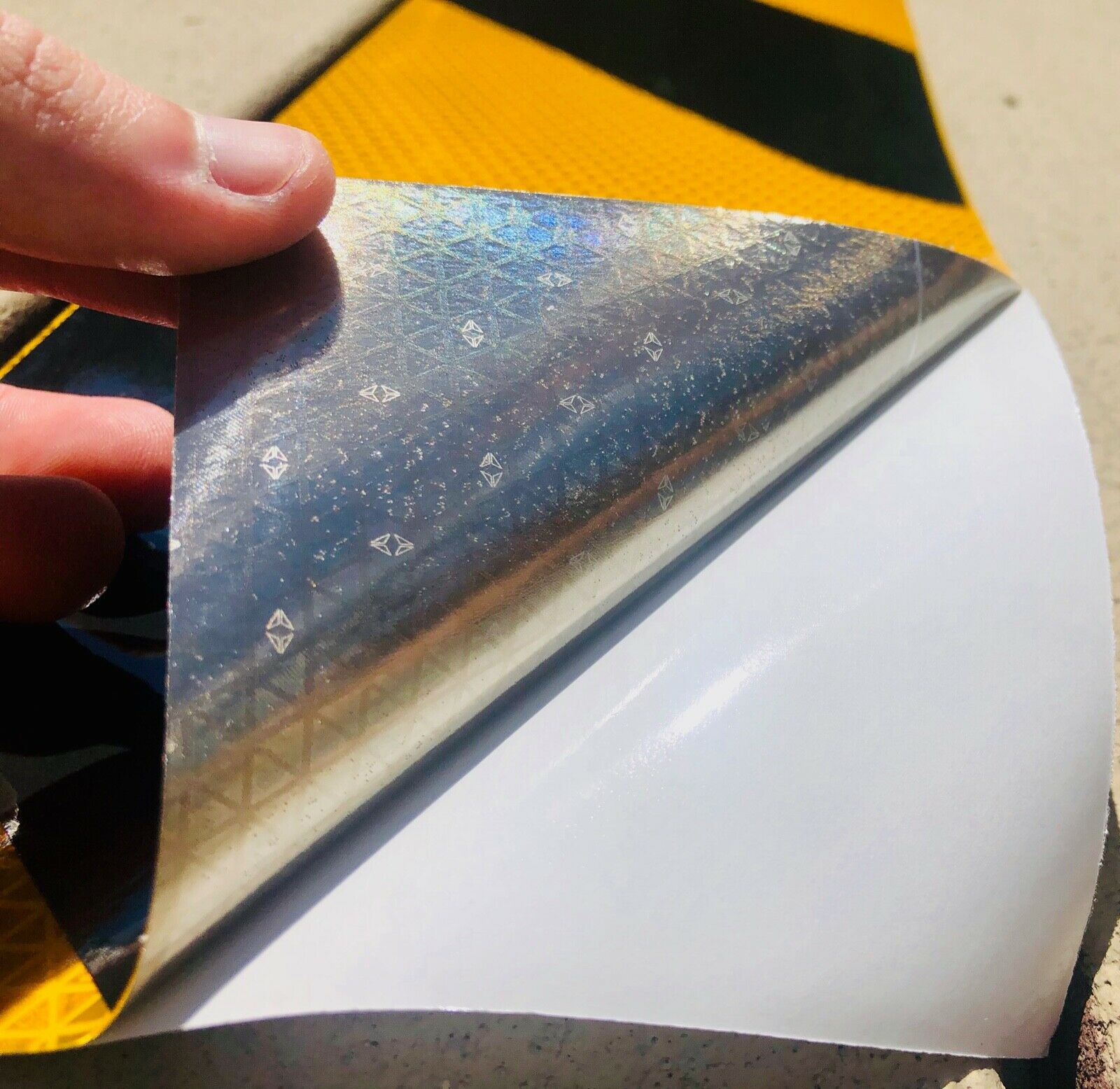 Schoolbus Yellow & Black Reflective Chevron Panel (Multiple Sizes) - Reflective Pro