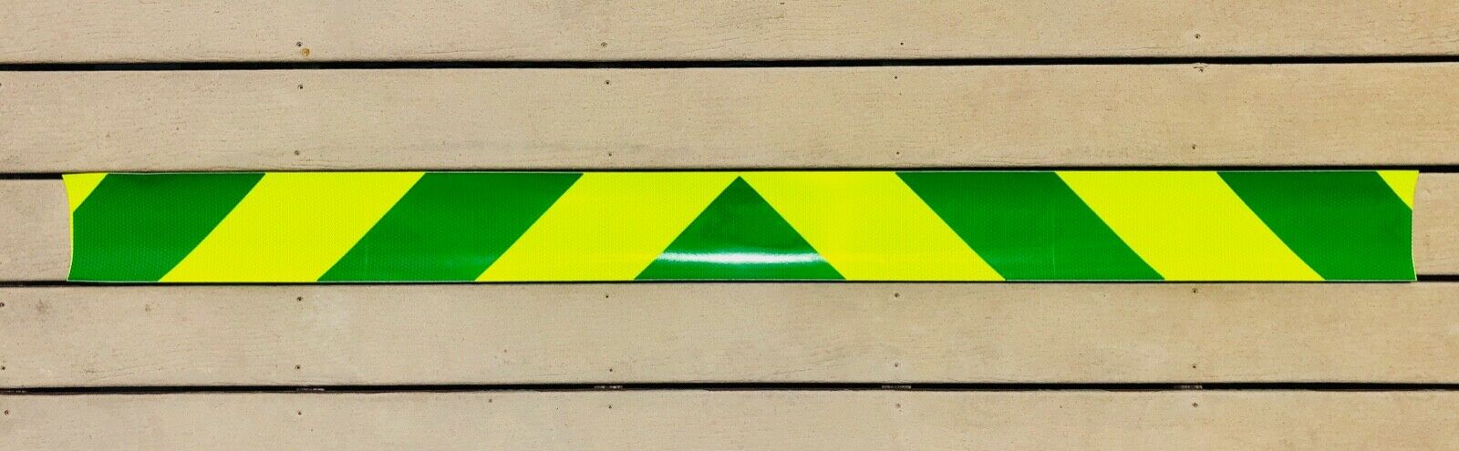 Lime & Green Reflective Chevron Panel (Multiple Sizes) - Reflective Pro