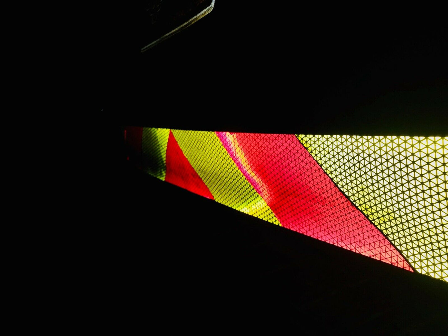 Reflective Chevron Diagonals DIY Oralite V98 Decal 4" - Reflective Pro