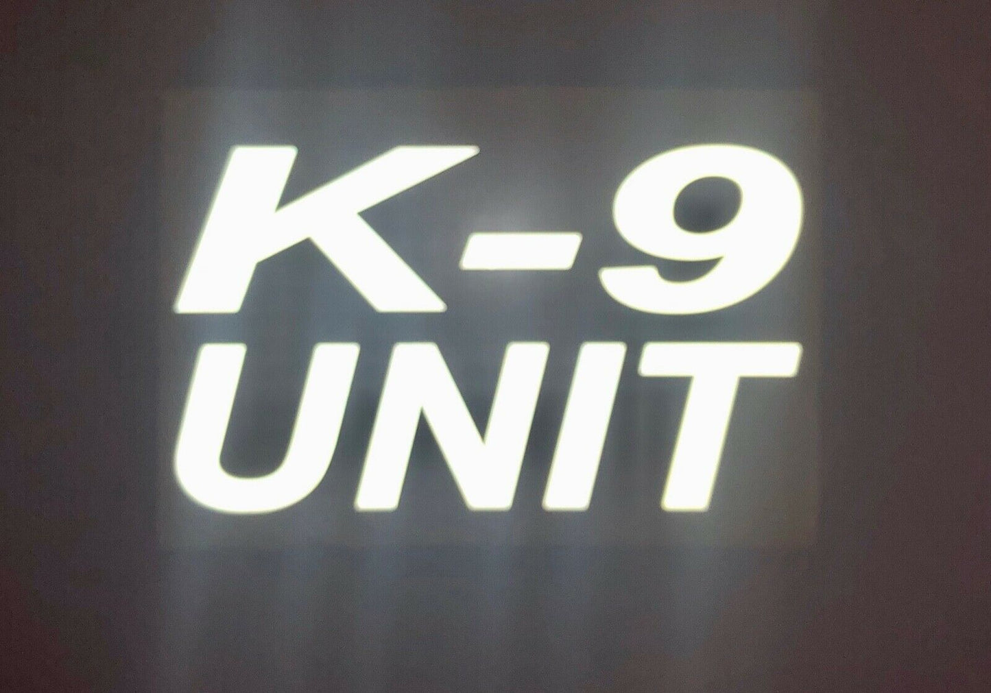 "K-9 UNIT" 7"x12" Reflective Decal - Reflective Pro