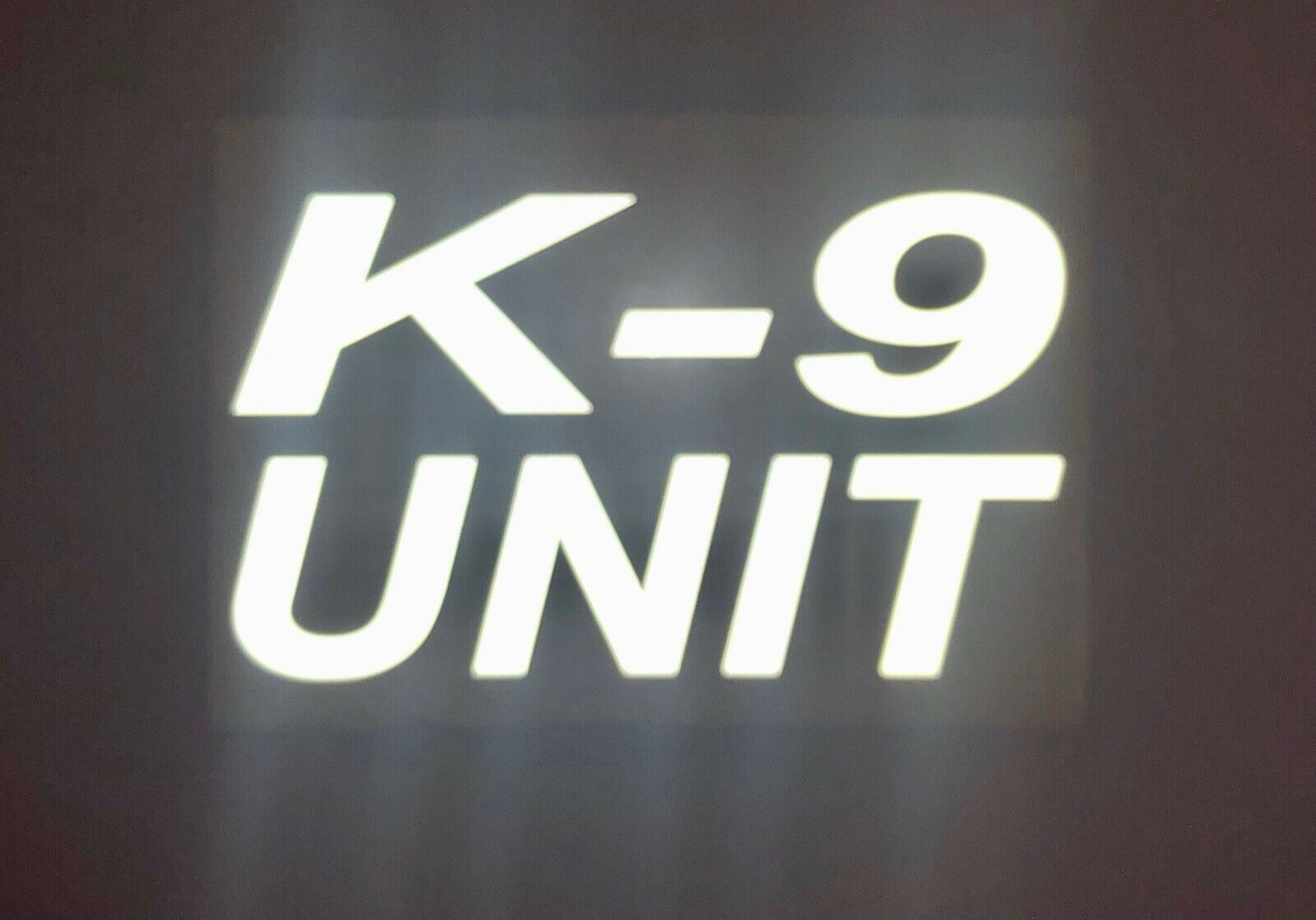"K-9 UNIT" 7"x12" Reflective Decal - Reflective Pro