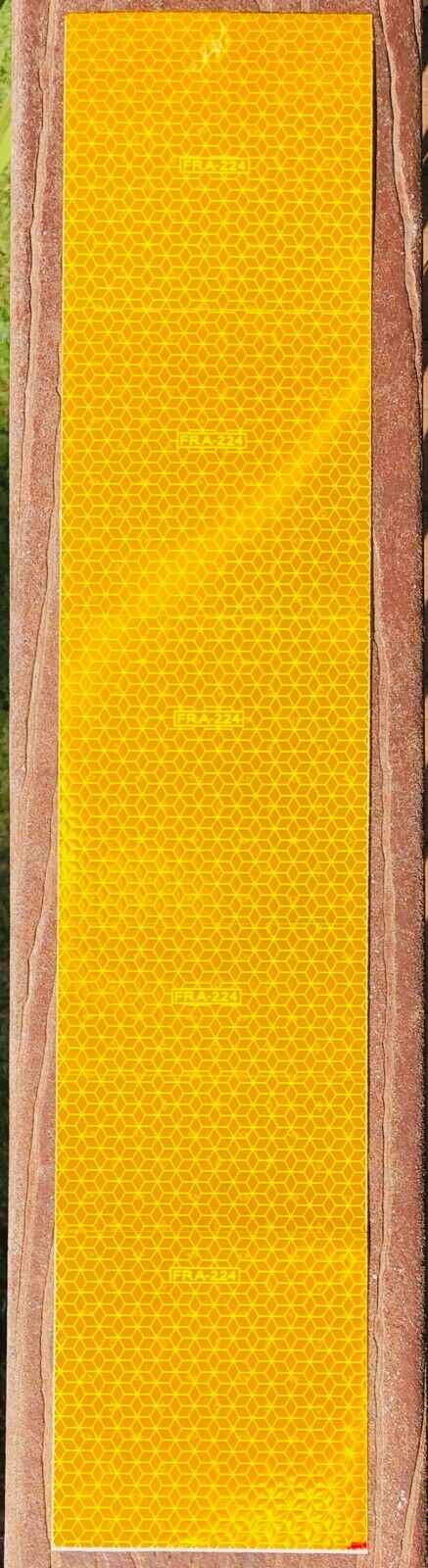 Oralite FRA 224 Yellow 4" Squares - Reflective Pro