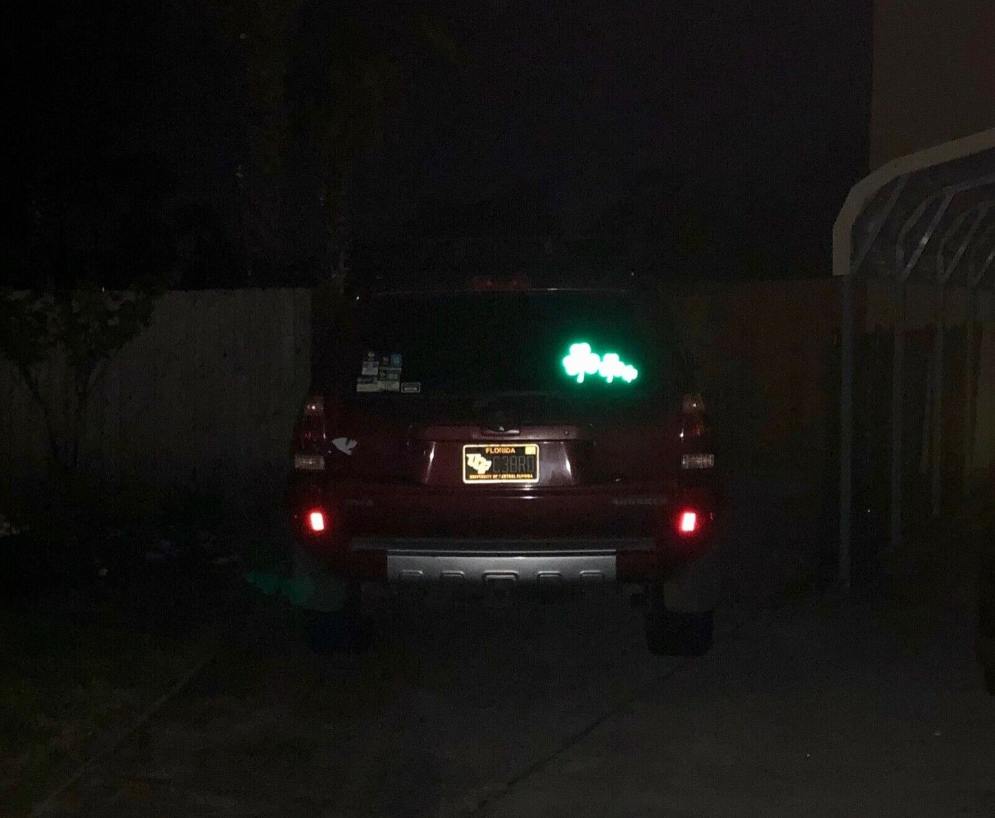 Reflective Green Shamrock Oralite V98 Decal - Reflective Pro