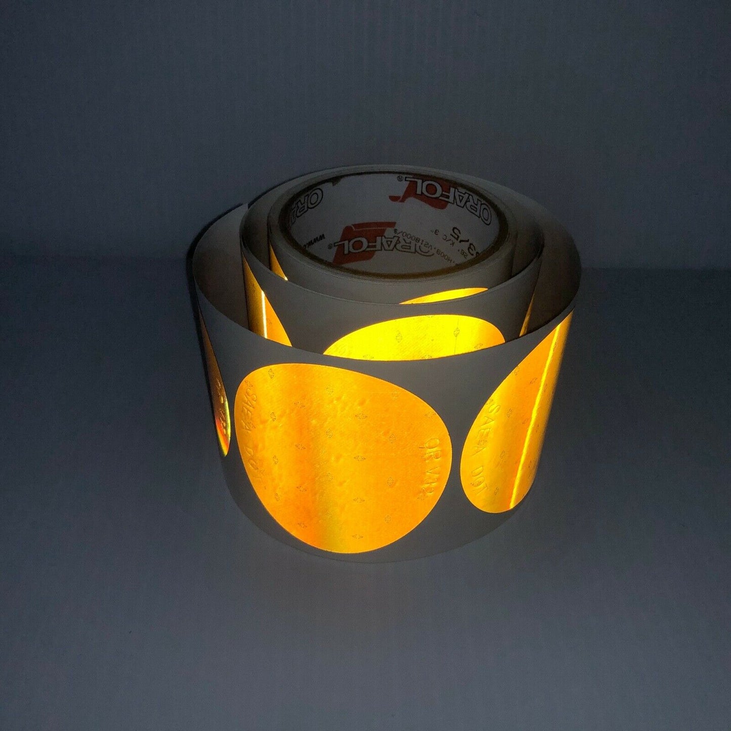 3" SAE Oralite Reflective Circles V32 Type 5 Reflectors - Reflective Pro
