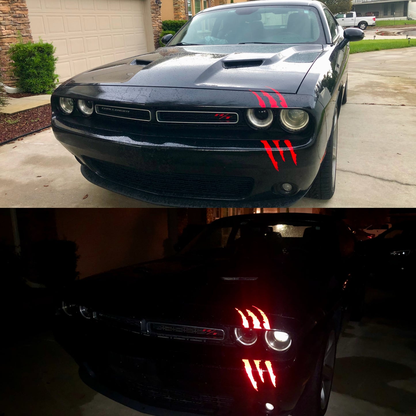 REFLECTIVE Monster Claw Headlight Decal - Reflective Pro