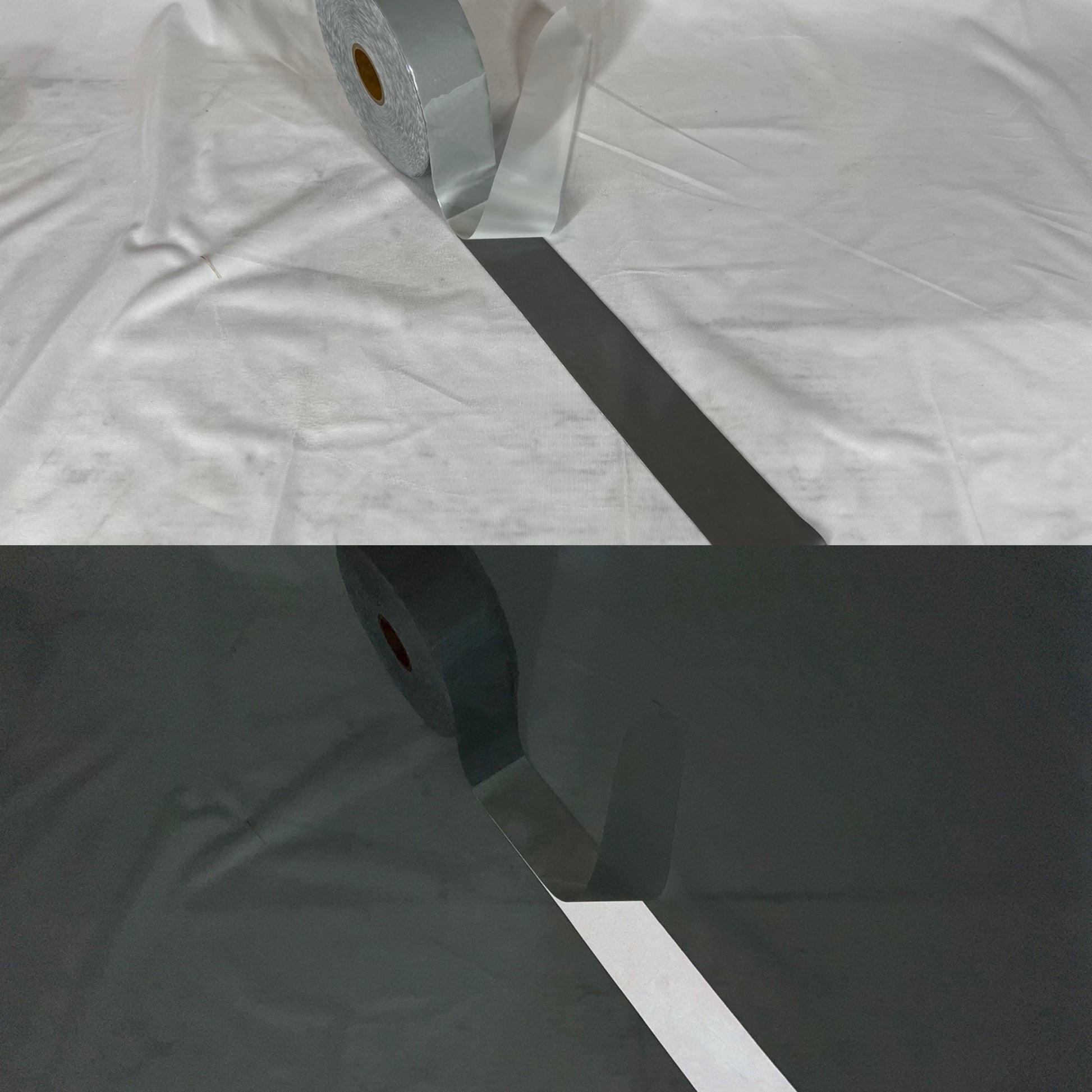 2" Elastic Reflective Stretchable Sew On Fabric Silver - Reflective Pro
