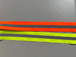 2" Reflective Vest Trim Red/Silver or Lime/Silver Sew On Fabric - Reflective Pro