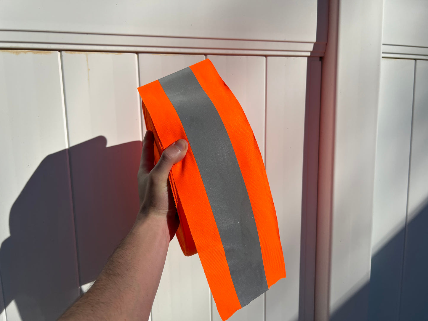 4.5" Reflective Vest Trim Red/Silver or Lime/Silver Sew On Fabric (ANSI Approved) - Reflective Pro