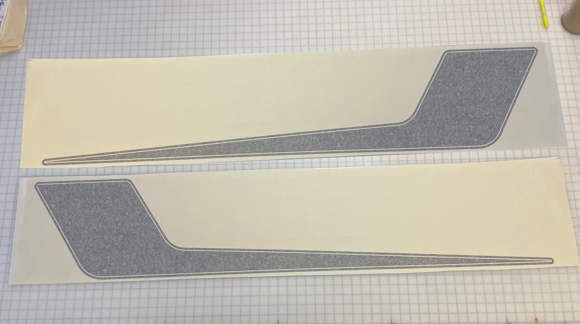 Ford Mustang Side Check Stripe Fits 2015-2022 - Reflective Pro