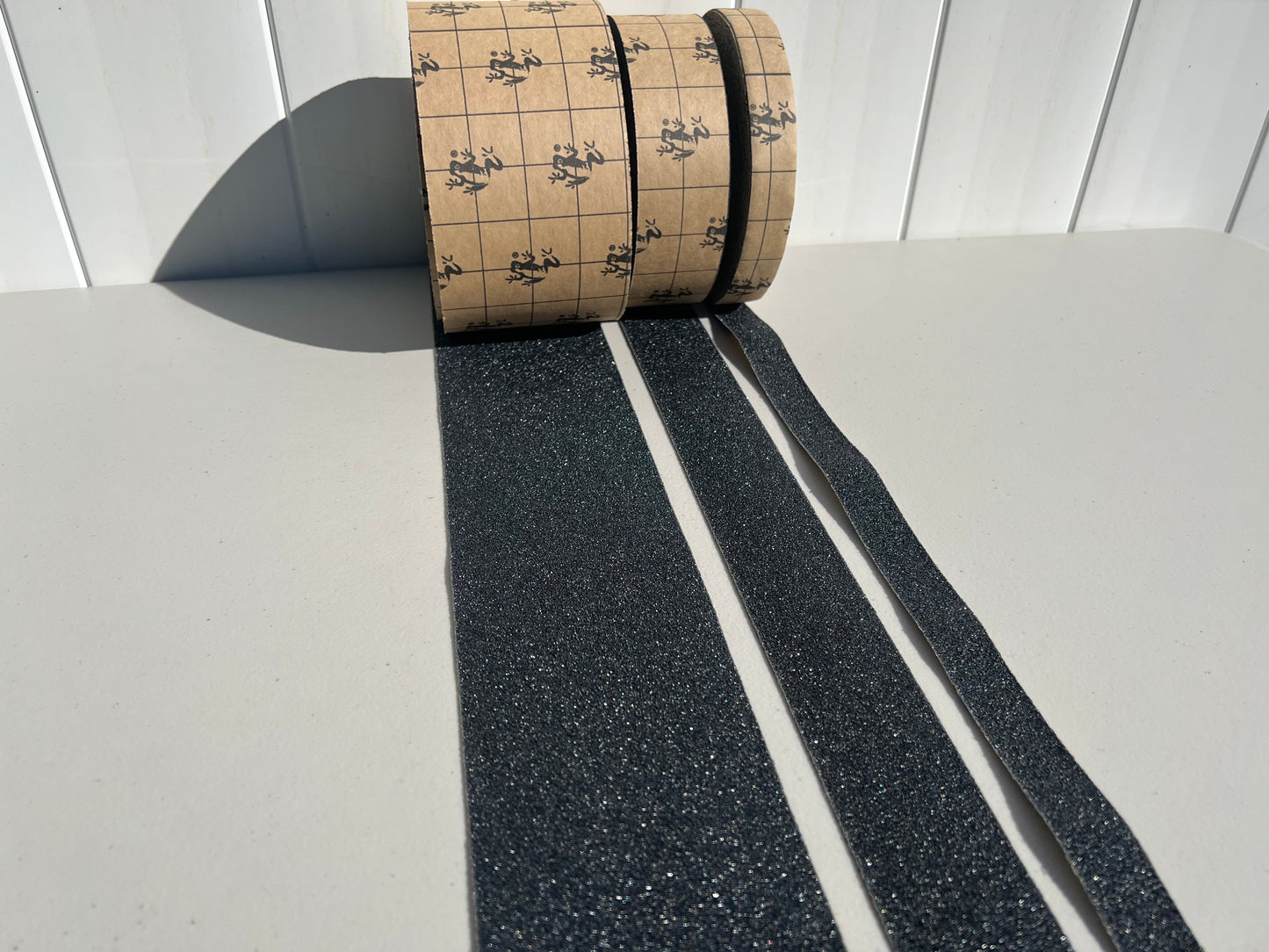 1" 2" 4" Anti-Slip BLACK Tread Tape True Grip 46 Grit OSHA - Reflective Pro