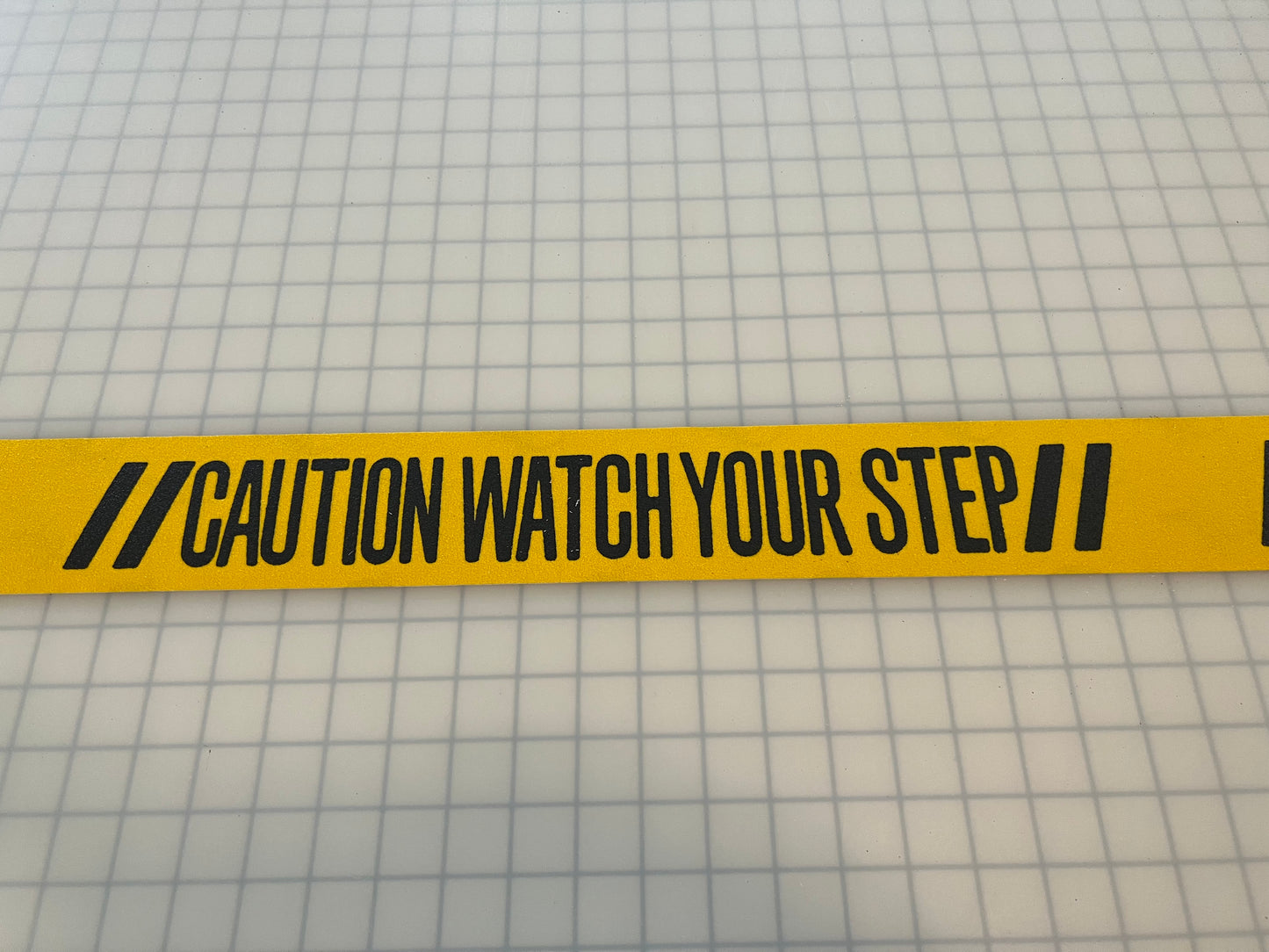 3" Anti-Slip "Caution Watch Your Step" Tread Tape Yellow & Black Gator Grip 60 Grit OSHA - Reflective Pro