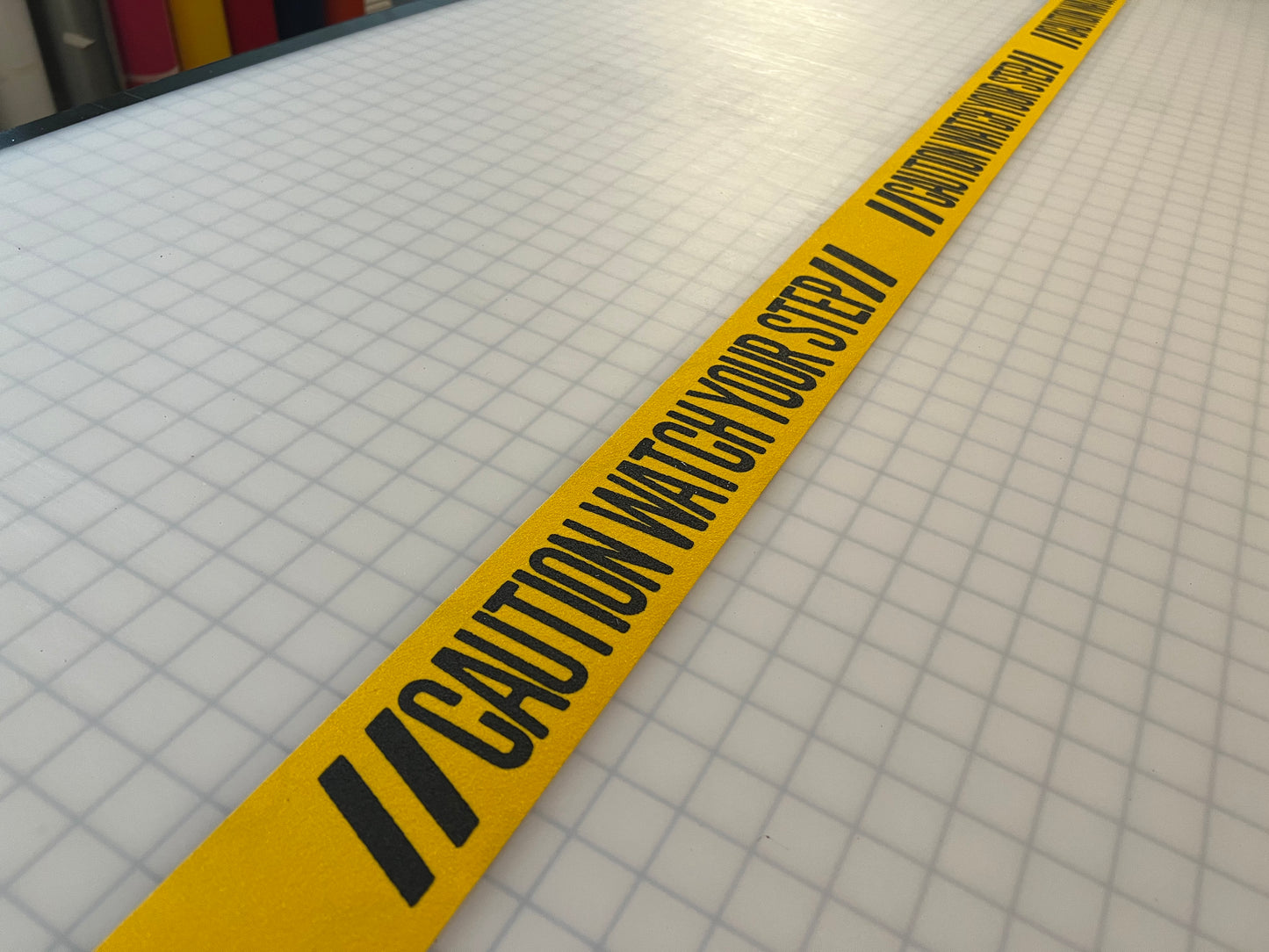 3" Anti-Slip "Caution Watch Your Step" Tread Tape Yellow & Black Gator Grip 60 Grit OSHA - Reflective Pro