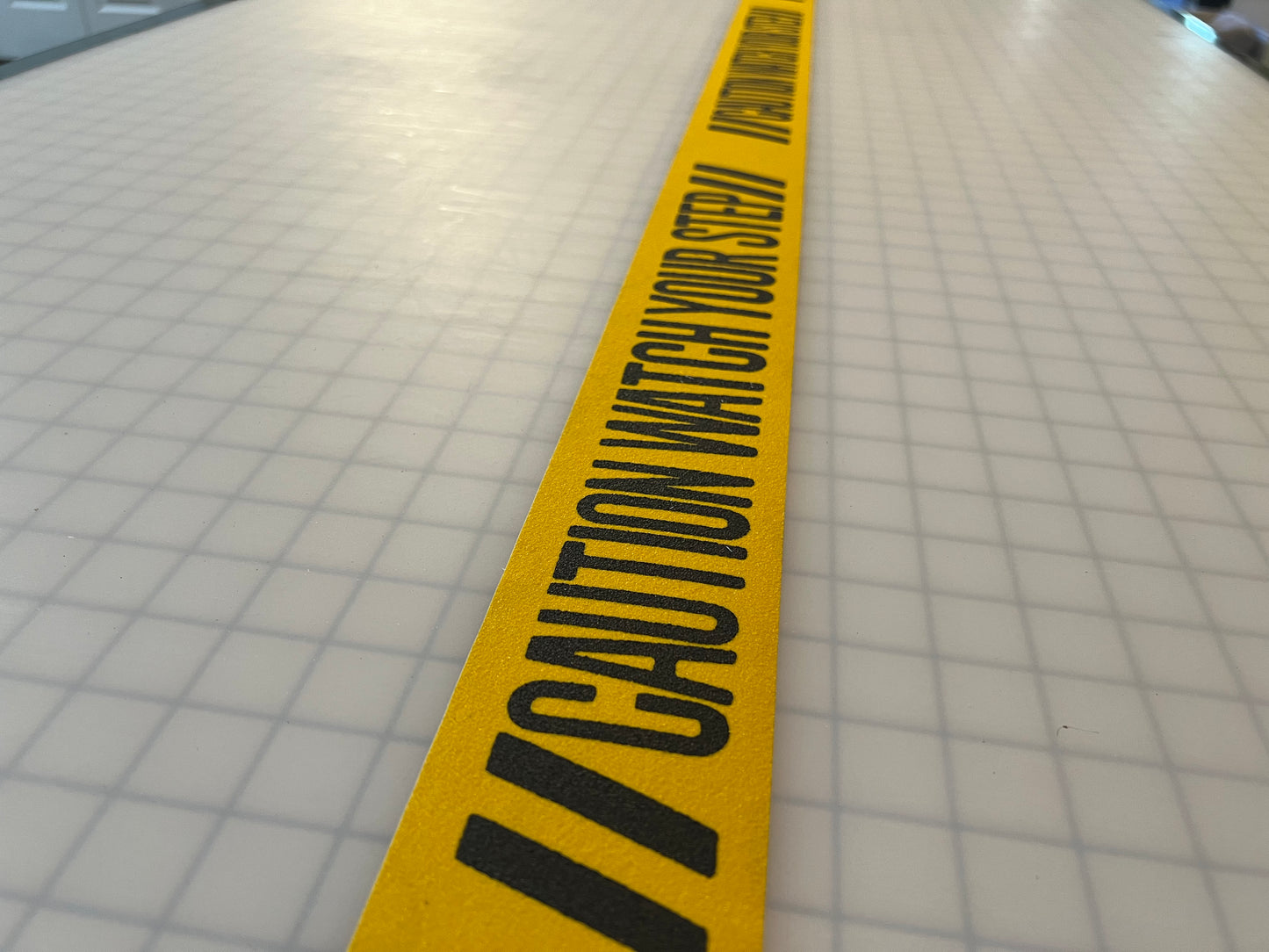 3" Anti-Slip "Caution Watch Your Step" Tread Tape Yellow & Black Gator Grip 60 Grit OSHA - Reflective Pro
