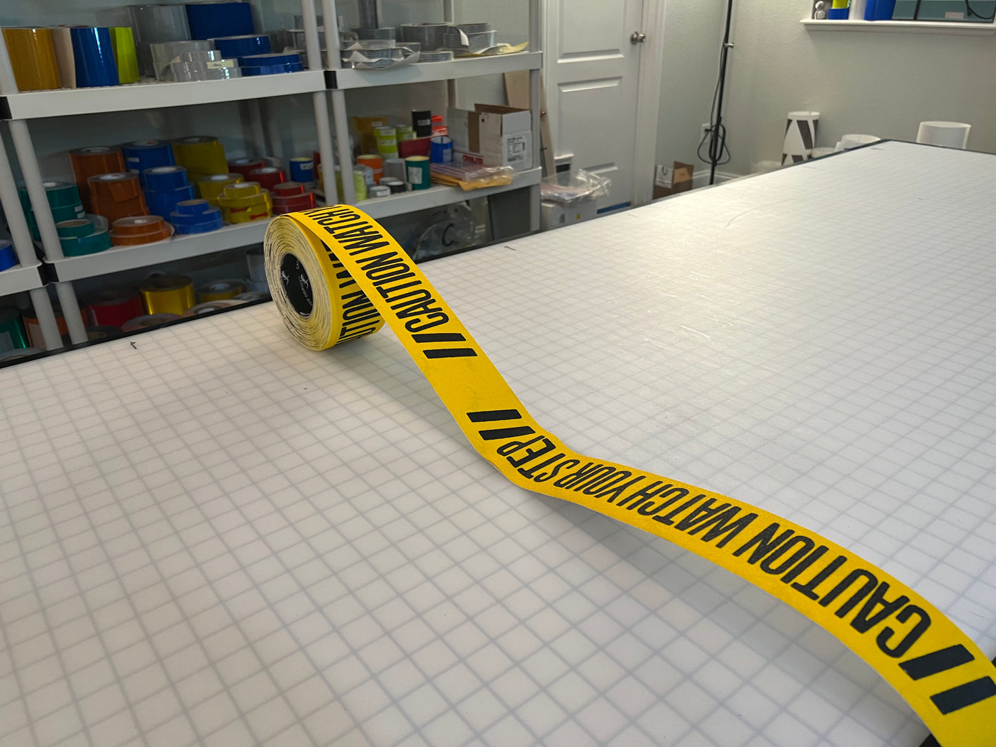 3" Anti-Slip "Caution Watch Your Step" Tread Tape Yellow & Black Gator Grip 60 Grit OSHA - Reflective Pro