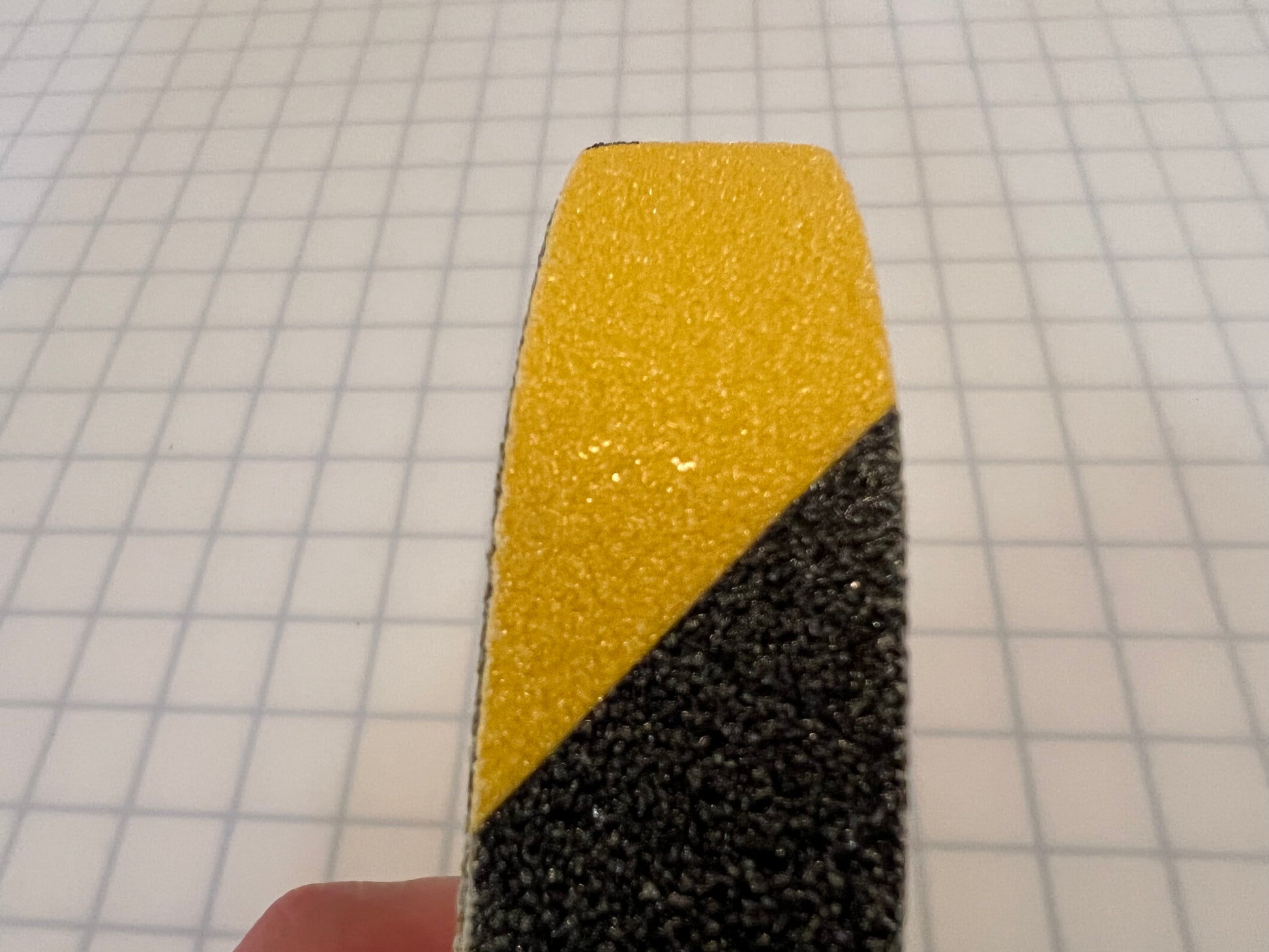 1" Anti-Slip Tread Tape Yellow/Black Hazard Striped Gator Grip 60 Grit OSHA - Reflective Pro