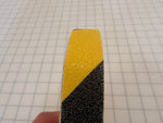1" Anti-Slip Tread Tape Yellow/Black Hazard Striped Gator Grip 60 Grit OSHA - Reflective Pro