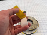 1" Anti-Slip Tread Tape Yellow/Black Hazard Striped Gator Grip 60 Grit OSHA - Reflective Pro