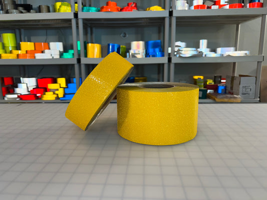 Yellow Reflective Pavement Tape 2" 4" (150' Foot Roll) - Reflective Pro