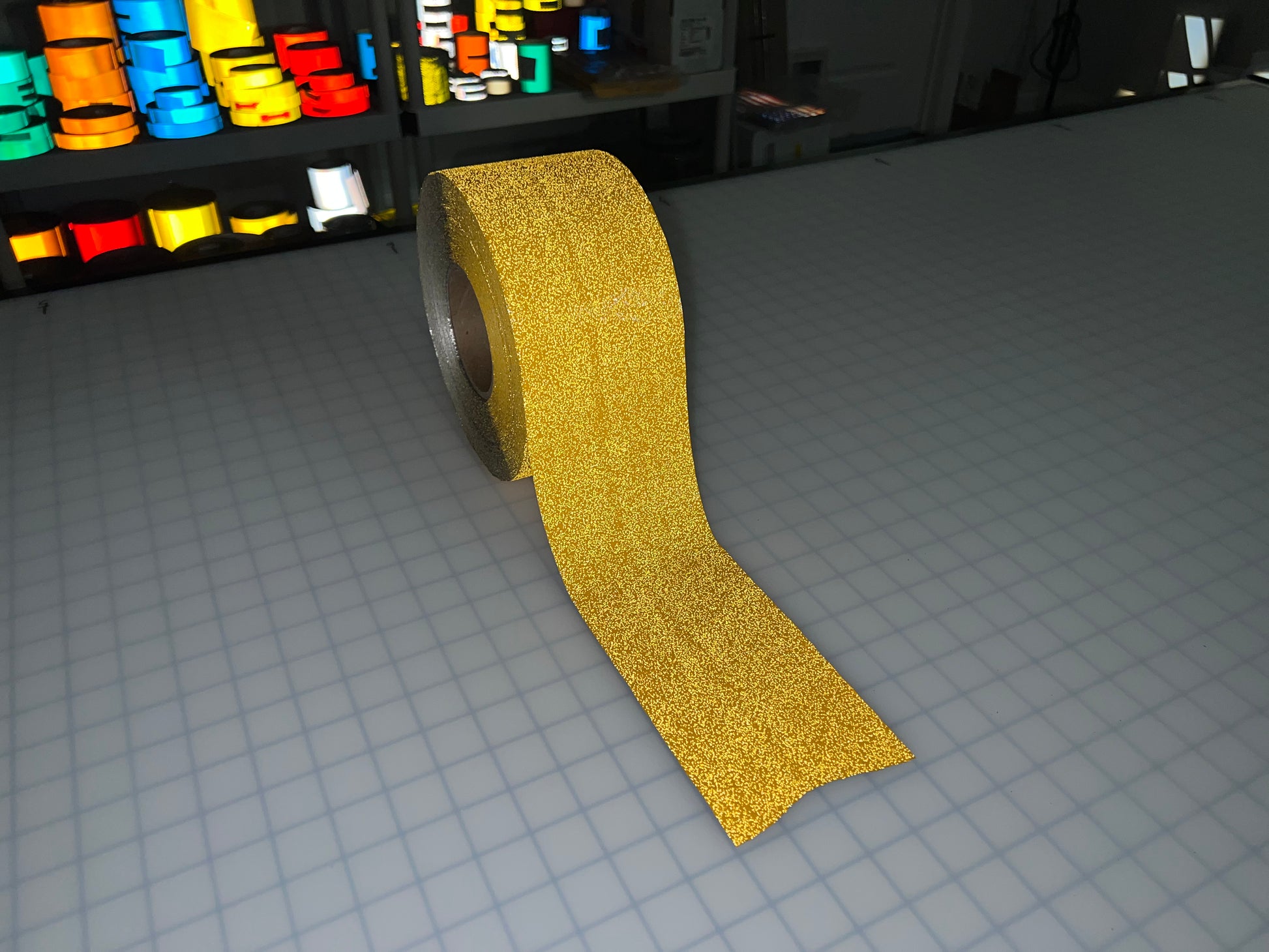 Yellow Premium Pavement Tape 4" (150' Foot Roll) WET REFLECTIVE - Reflective Pro