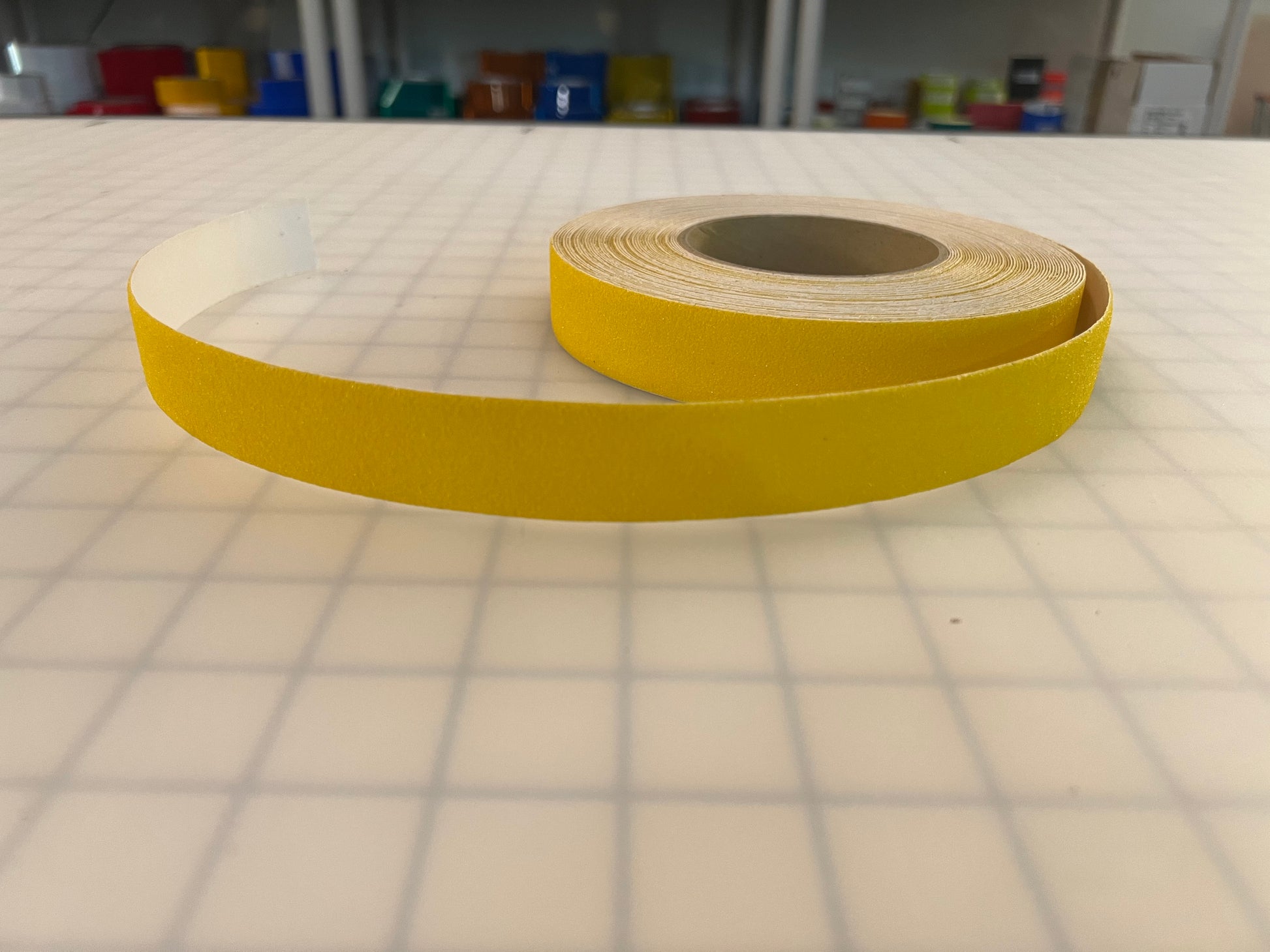 1" Anti-Slip Tread Tape Solid Yellow Gator Grip 60 Grit OSHA - Reflective Pro