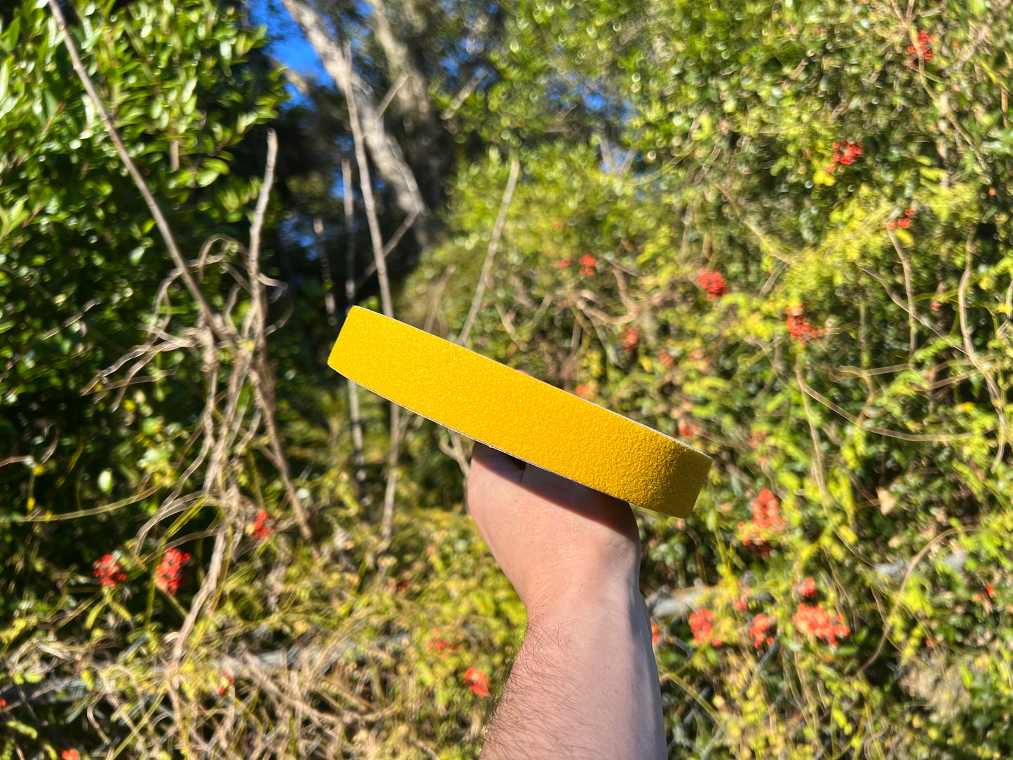 1" Anti-Slip Tread Tape Solid Yellow Gator Grip 60 Grit OSHA - Reflective Pro