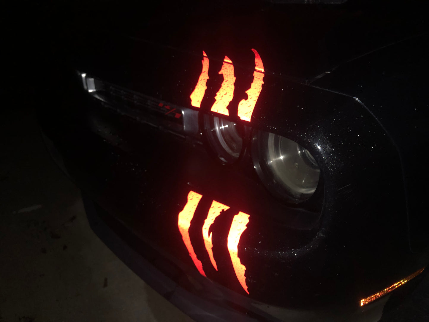 REFLECTIVE Monster Claw Headlight Decal - Reflective Pro
