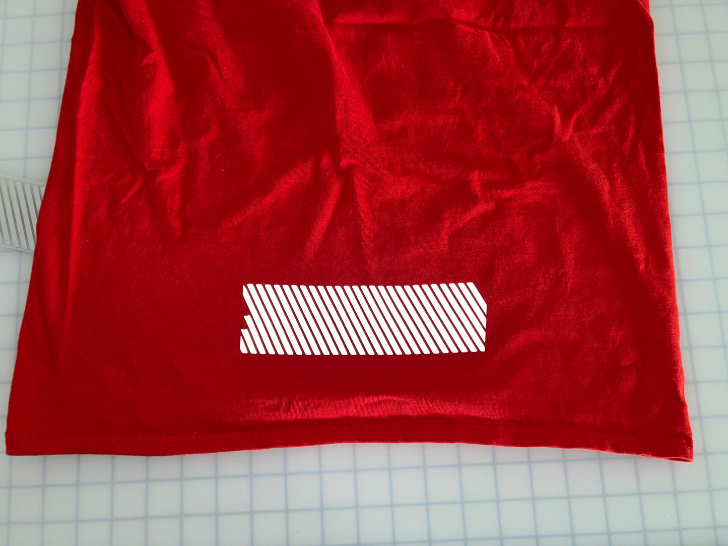 2" Inch Reflective Fabric Iron On Slanted Line - Reflective Pro