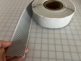 2" Inch Reflective Fabric Iron On Slanted Line - Reflective Pro