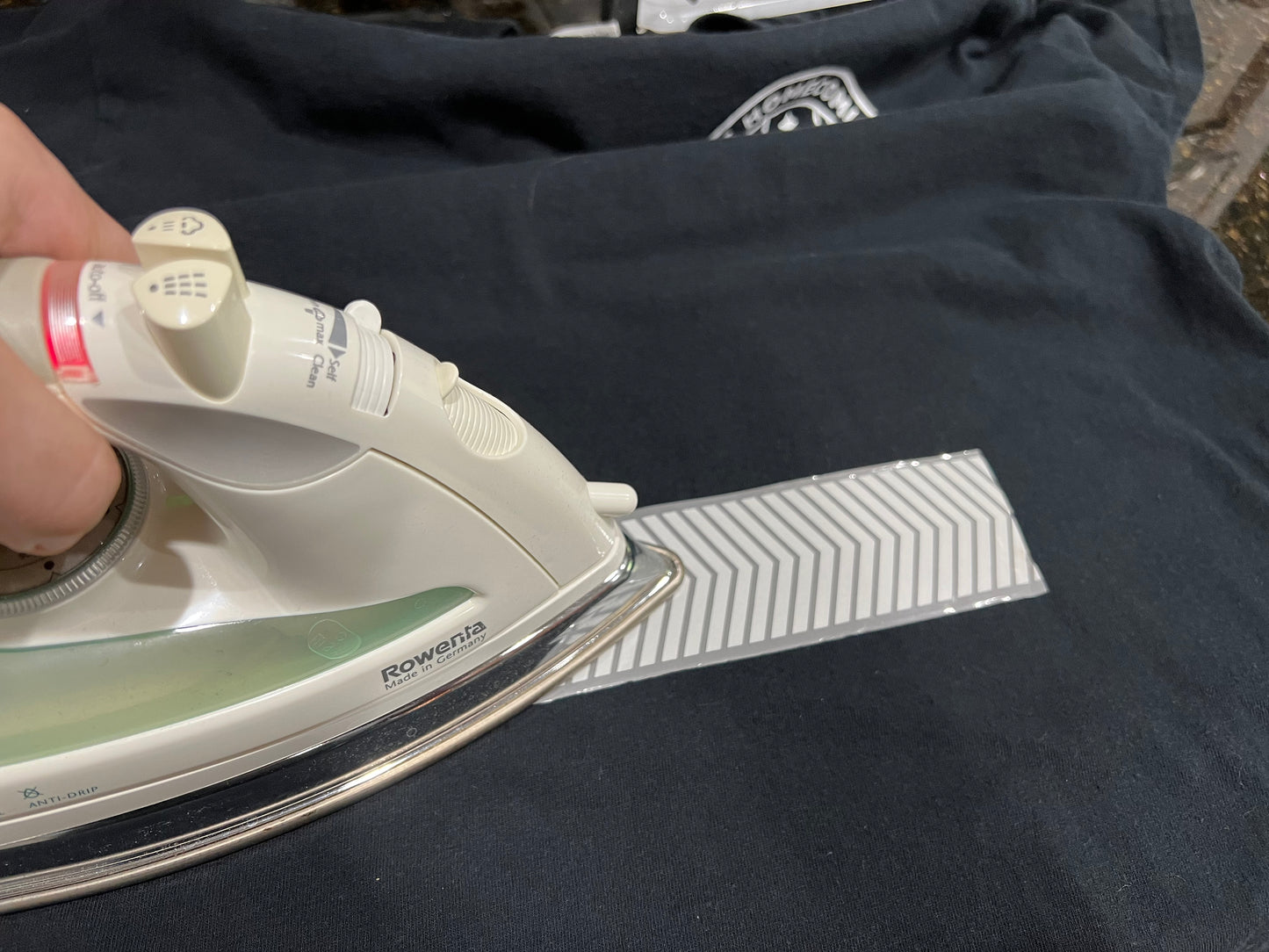 2" Inch Reflective Fabric Iron On Pointed Arrow - Reflective Pro