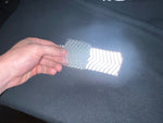 2" Inch Reflective Fabric Iron On Pointed Arrow - Reflective Pro