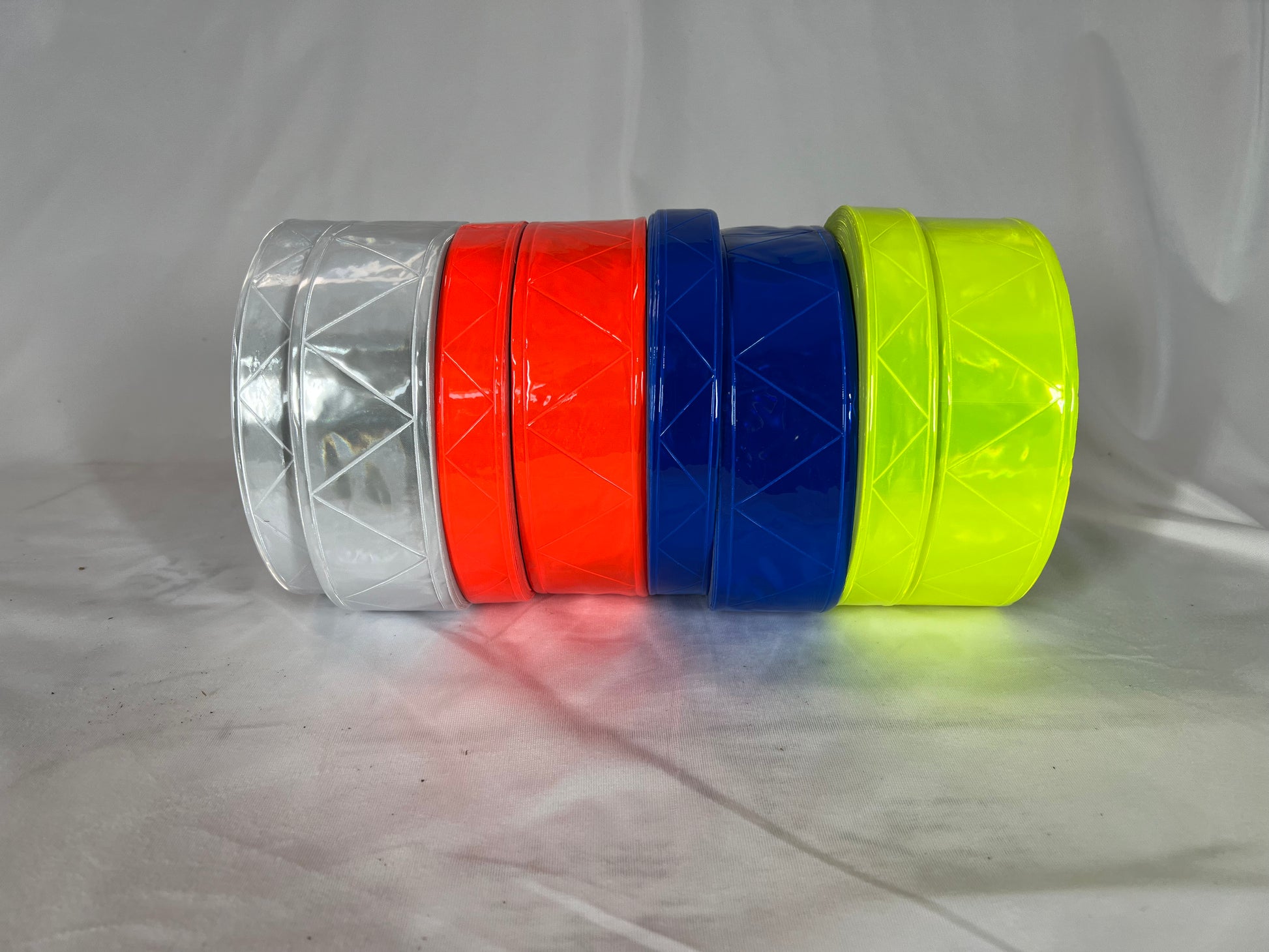 1" & 2" Inch Reflective PVC Sew On Fabric Tape 10', 20', 30' Rolls - Reflective Pro