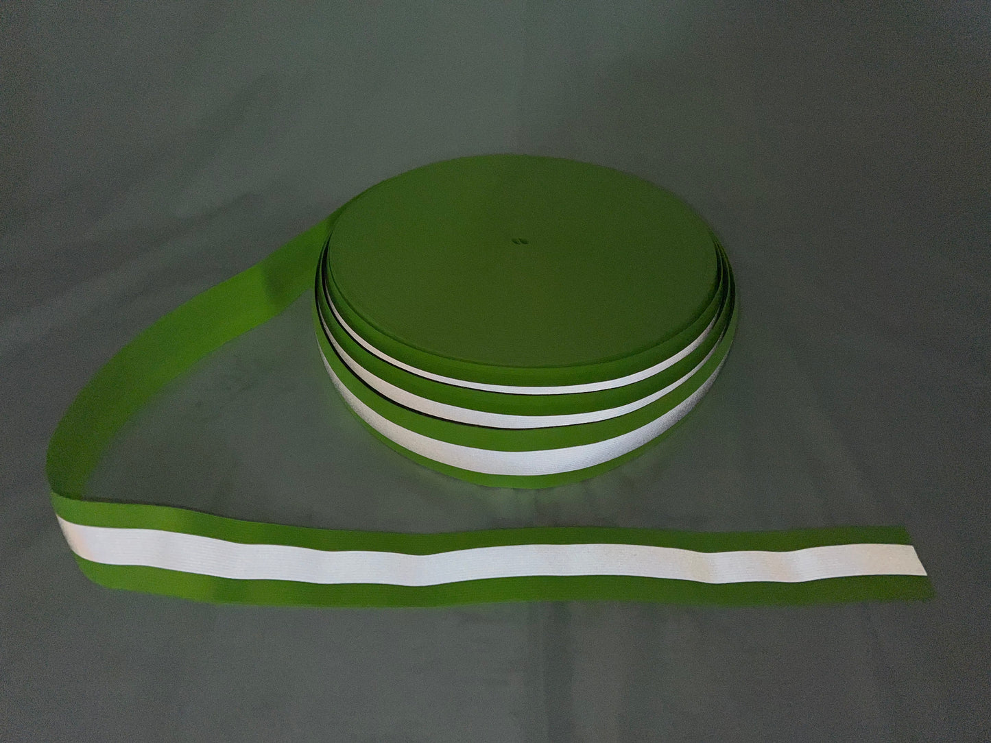 2" Reflective ELASTIC Vest Trim Fluorescent Orange & Lime Sew On Fabric - Reflective Pro