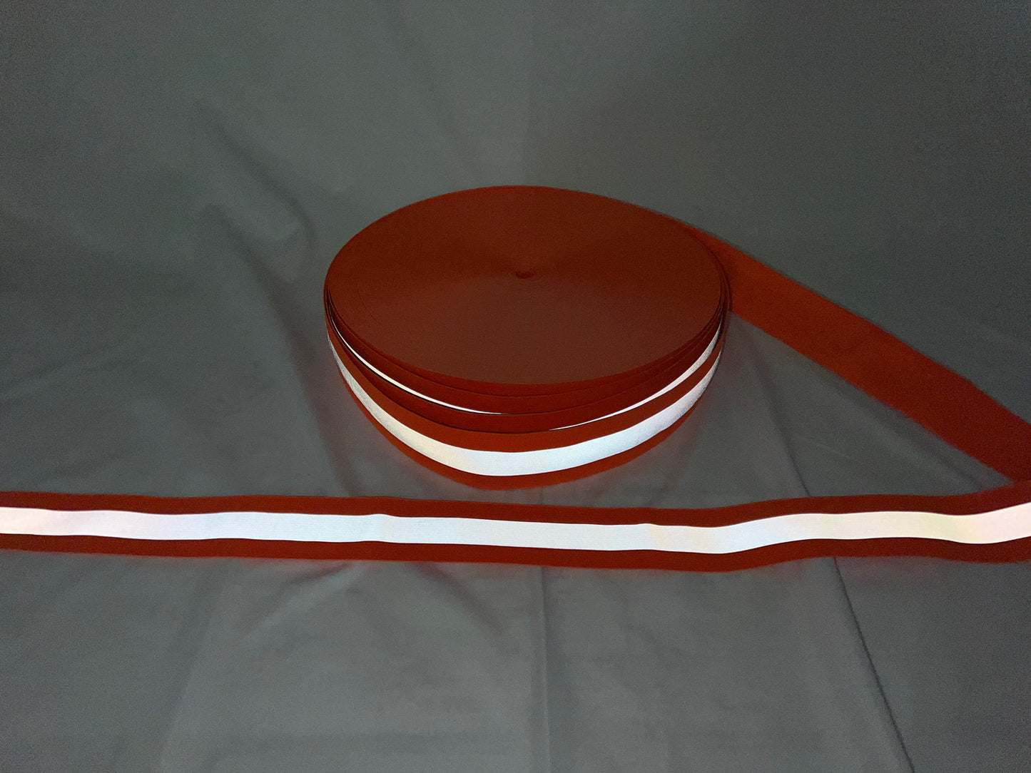 2" Reflective ELASTIC Vest Trim Fluorescent Orange & Lime Sew On Fabric - Reflective Pro