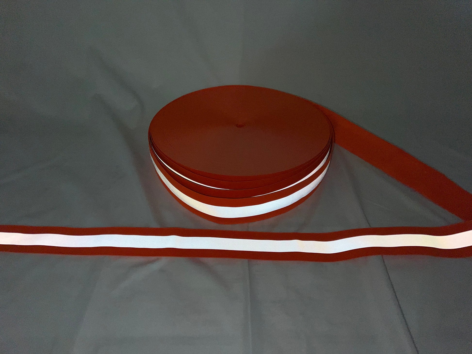 2" Reflective ELASTIC Vest Trim Fluorescent Orange & Lime Sew On Fabric - Reflective Pro