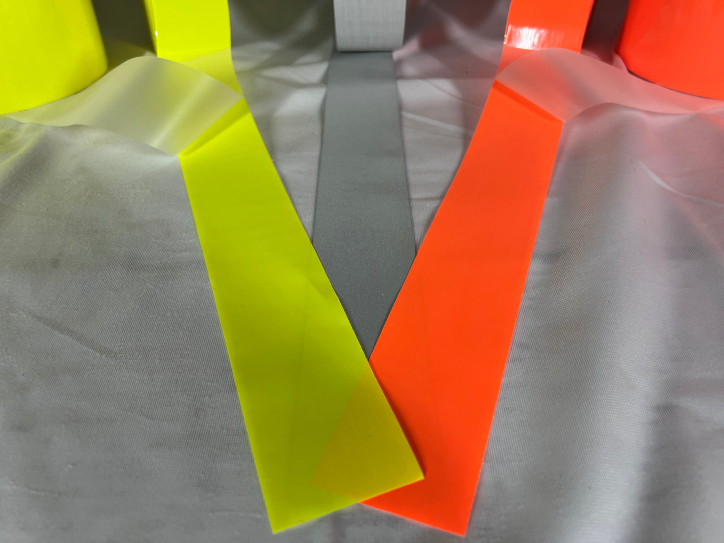 Reflective Sew On TriCot Fabric Silver, Orange, Lime - Reflective Pro