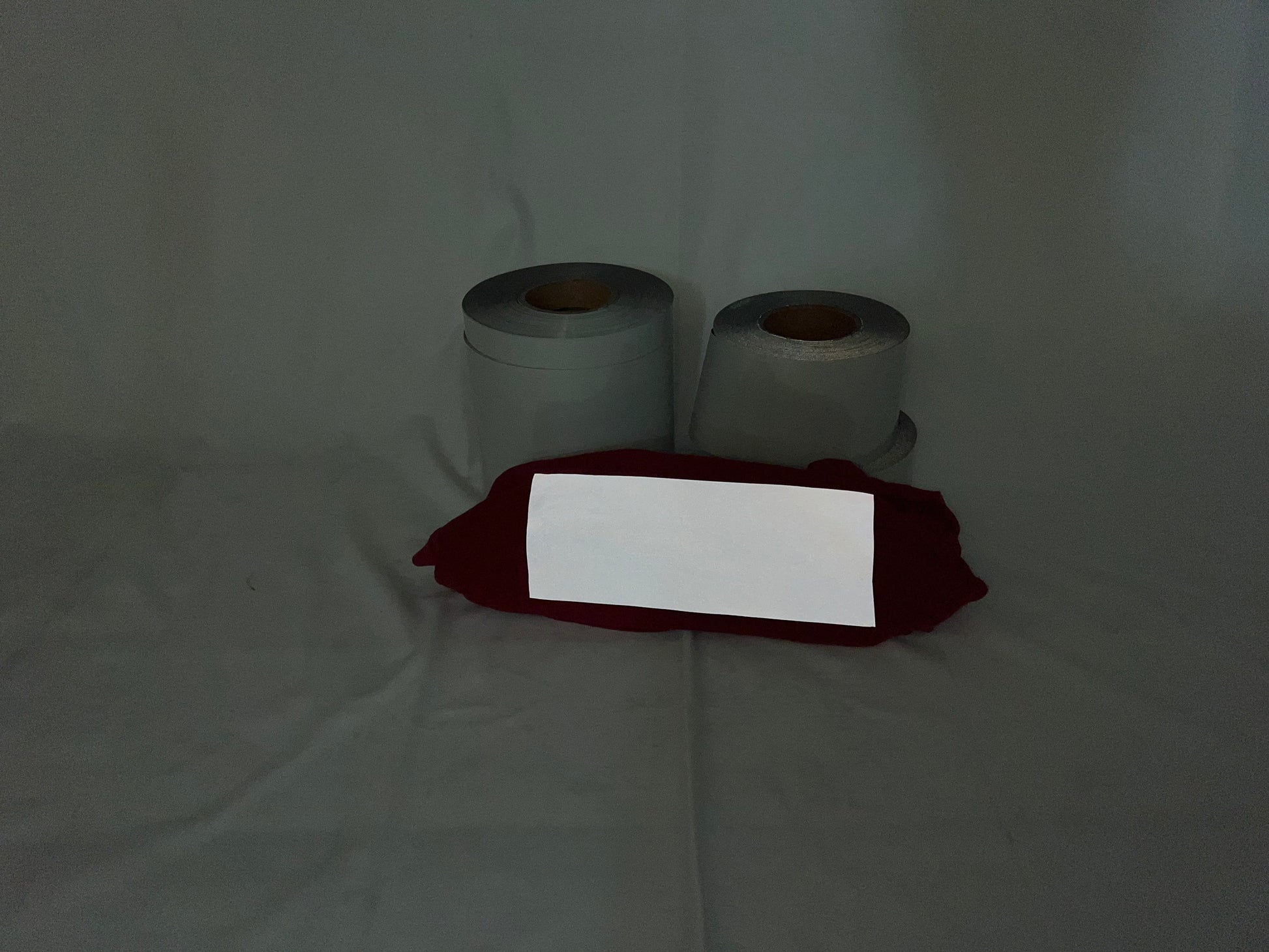 Iron On Silver Reflective Fabric 1" 2" 4" 6" - Reflective Pro