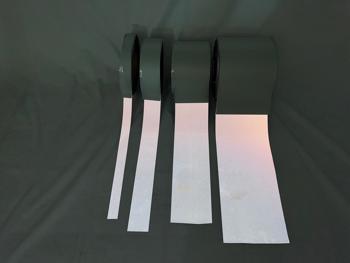 Iron On Silver Reflective Fabric 1" 2" 4" 6" - Reflective Pro