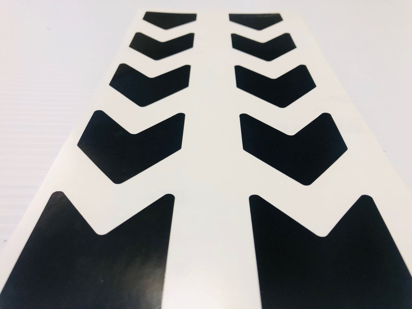 Reflective Motorcycle Pannier Decals 2"x14.5" Rapid Air Engineer Grade - Reflective Pro