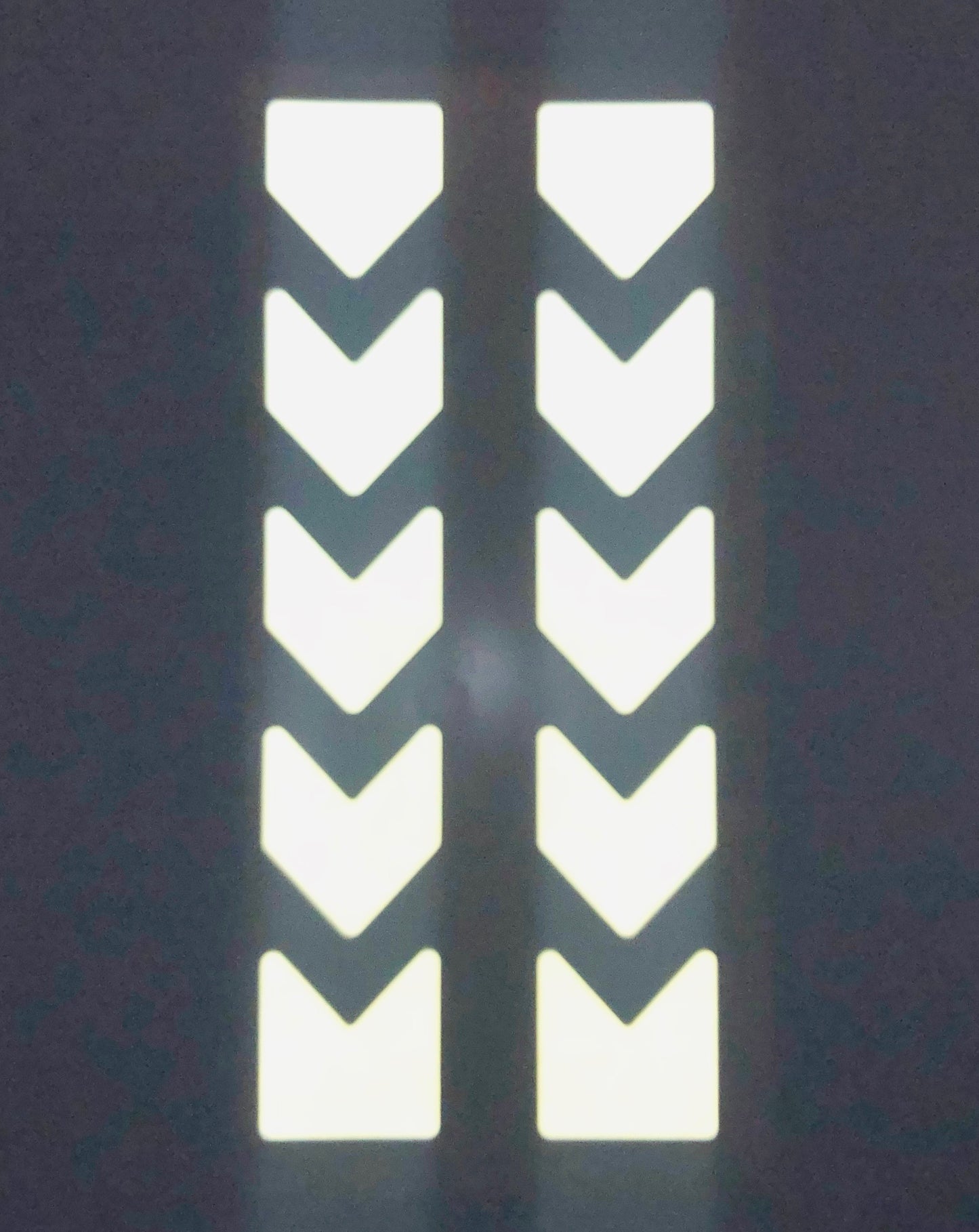 Reflective Motorcycle Pannier Decals 2"x14.5" Rapid Air Engineer Grade - Reflective Pro