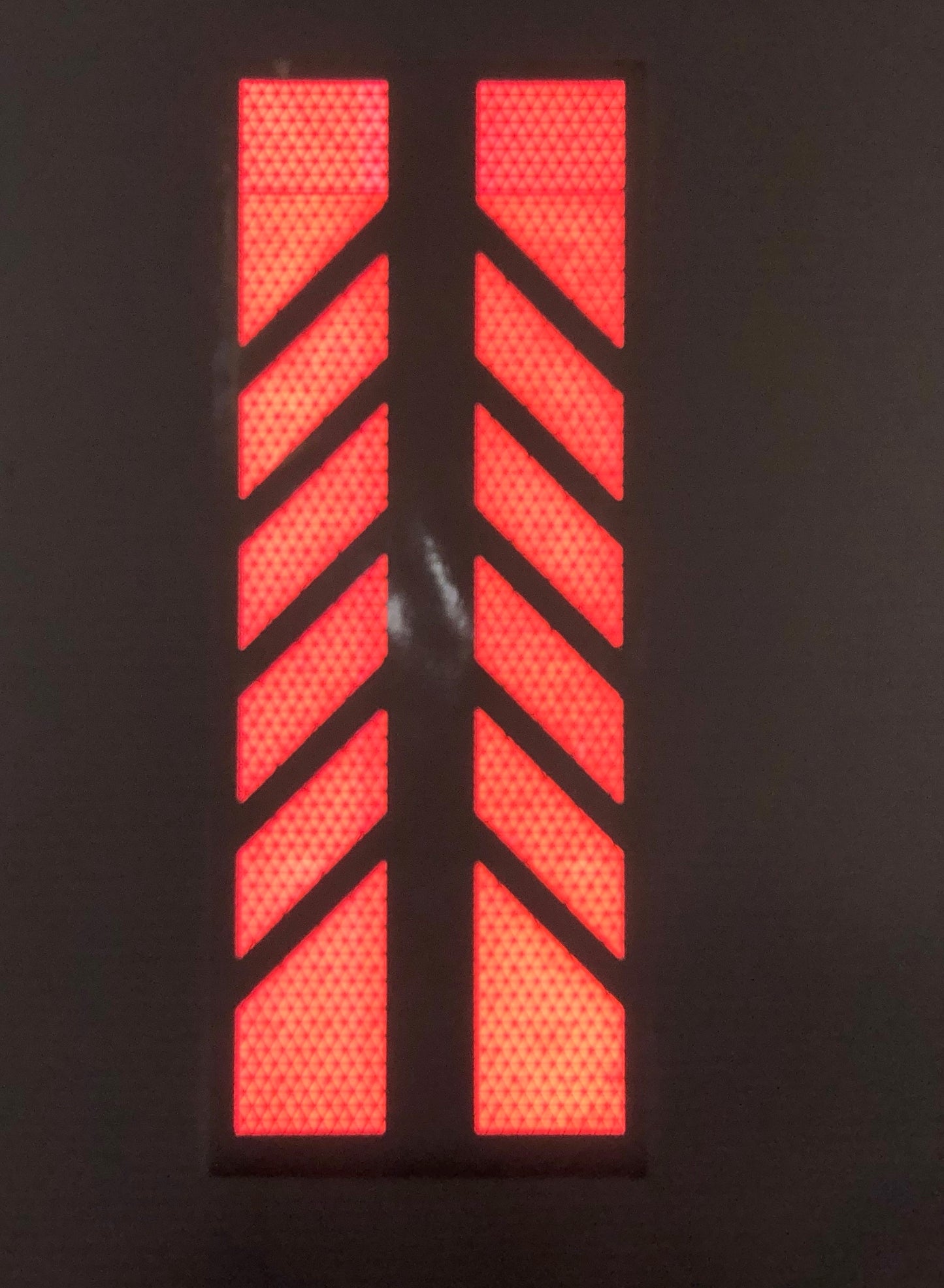 Reflective Motorcycle Pannier Decals 2"x14.5" Oralite V98 - Reflective Pro