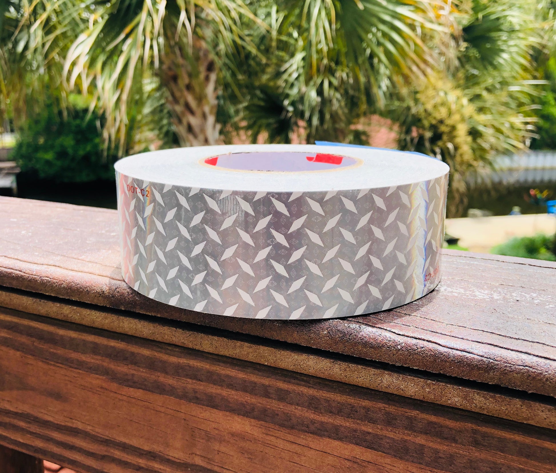 2" Oralite DOT "Diamond Plate" V52 Solid White Tape - Reflective Pro