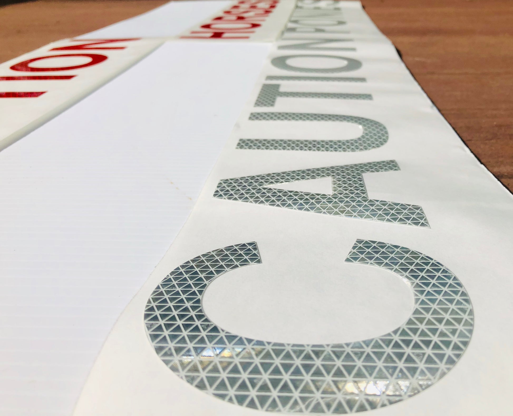 Reflective V98 Word Decals (Multiple Variations) Animal Related - Reflective Pro
