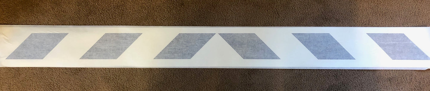 Reflective Shadow Chevron Black/White Panel - Reflective Pro