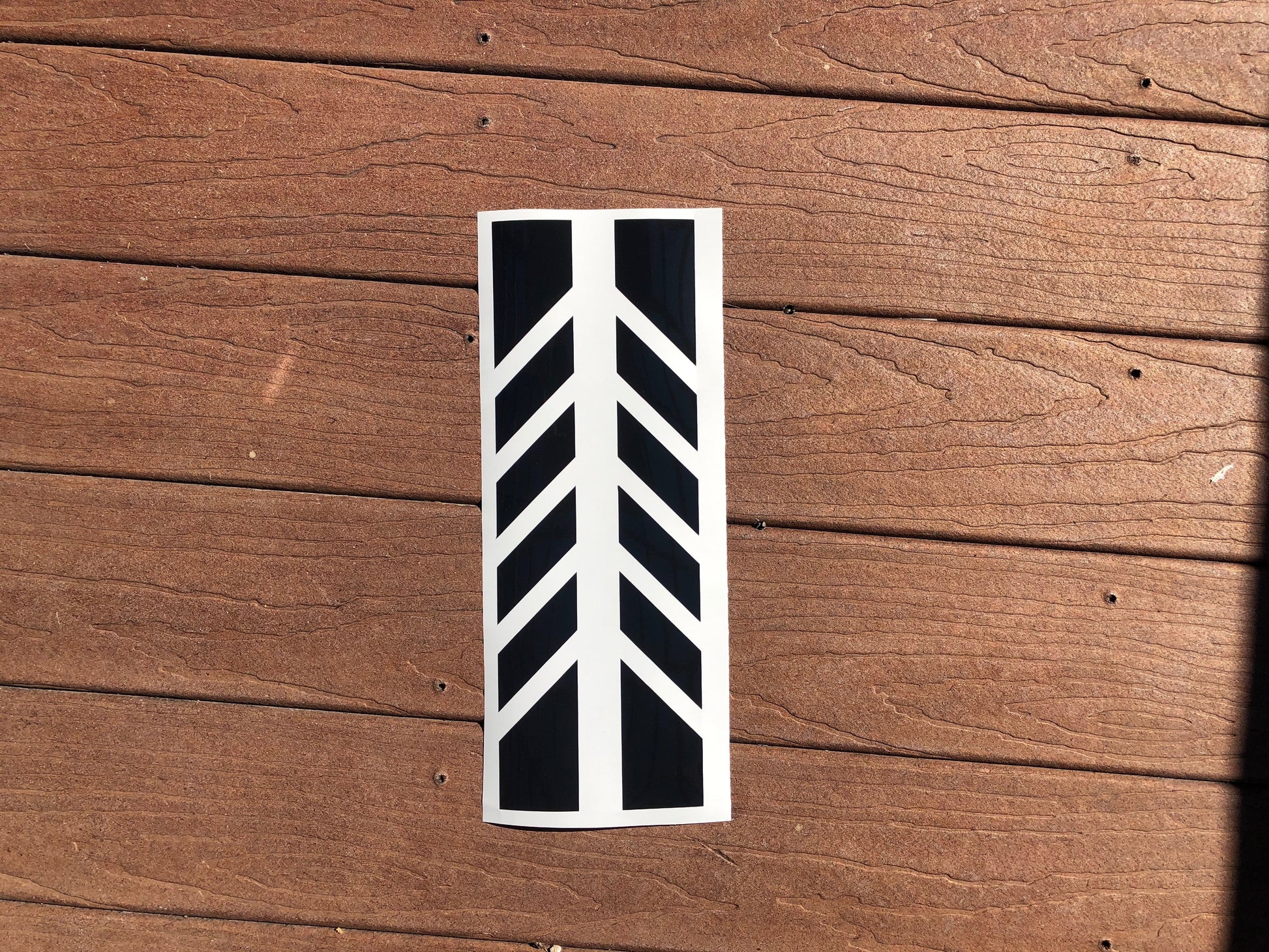 Reflective Motorcycle Pannier Decals 2"x14.5" Engineer Grade (Rapid Air) - Reflective Pro
