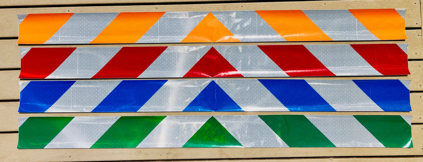 6"x72" Reflective Chevron Panels Oralite (Multiple Colors) - Reflective Pro