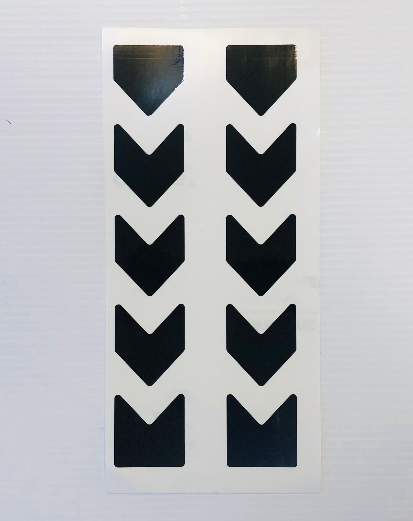 Reflective Motorcycle Pannier Decals 2"x14.5" Rapid Air Engineer Grade - Reflective Pro