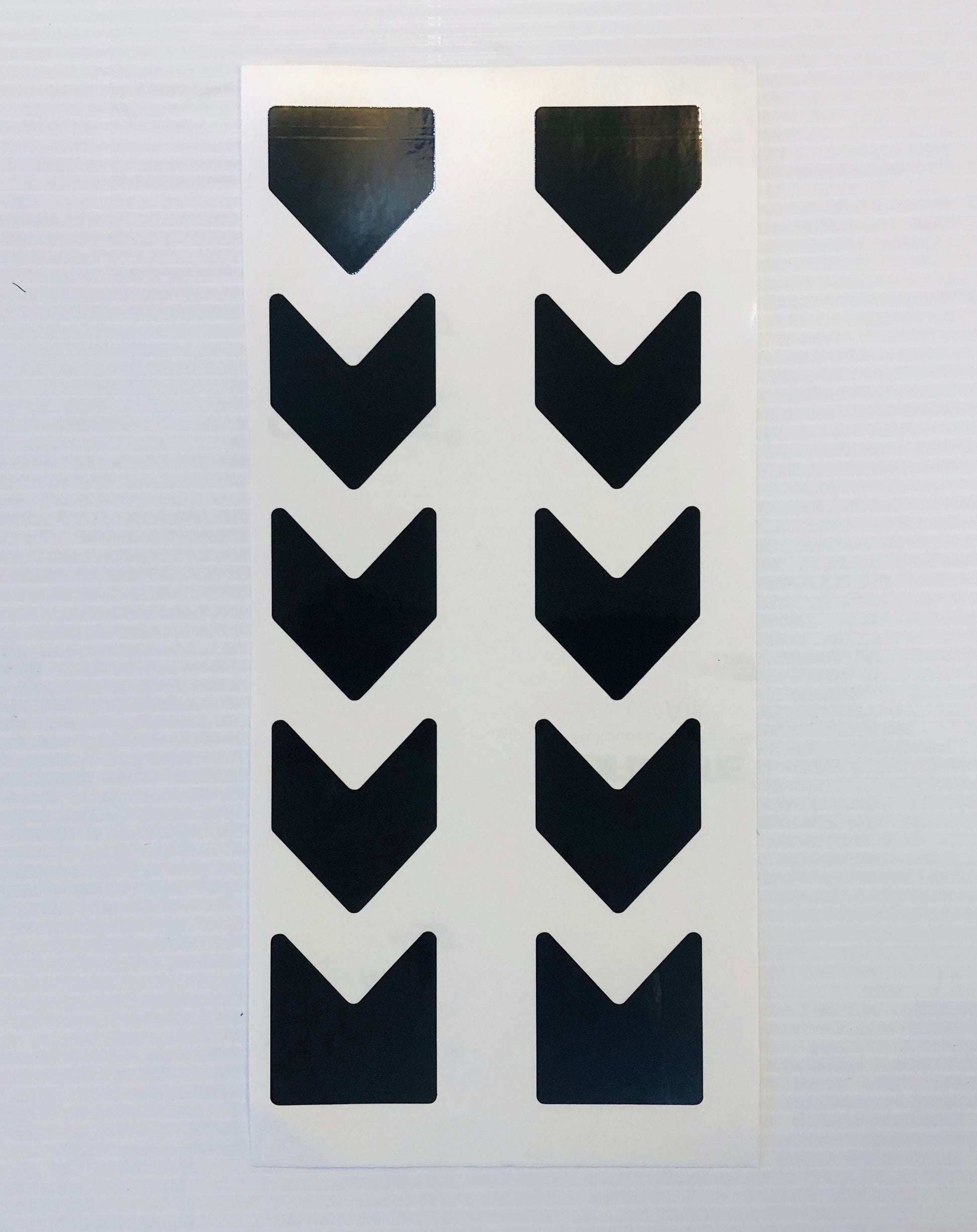 Reflective Motorcycle Pannier Decals 2"x14.5" Rapid Air Engineer Grade - Reflective Pro