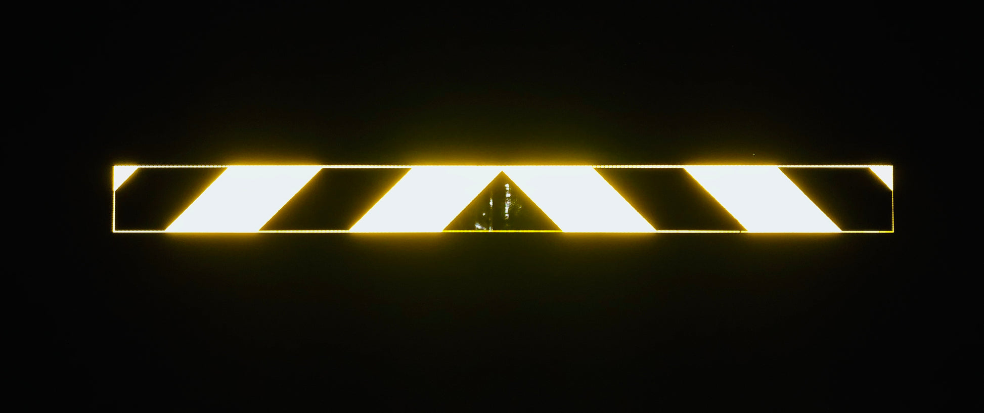 Schoolbus Yellow & Black Reflective Chevron Panel (Multiple Sizes) - Reflective Pro