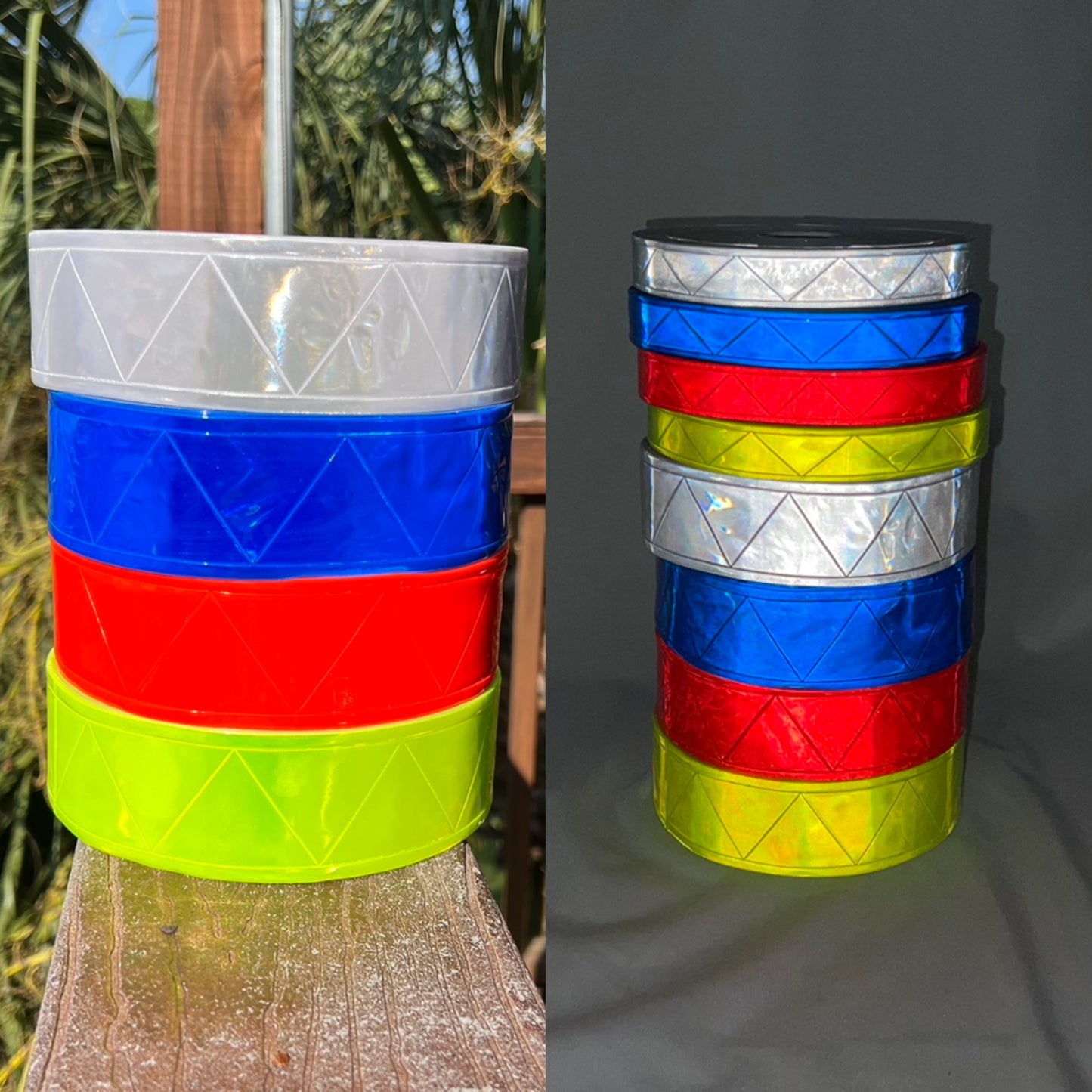 1" & 2" Inch Reflective PVC Sew On Fabric Tape 10', 20', 30' Rolls - Reflective Pro